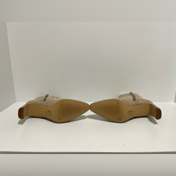 J crew Factory Sueded Heeled Booties in Cashew women’s size 6 New in box - Picture 7 of 8